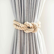 Reef Knot Cotton & Jute Curtain Tieback